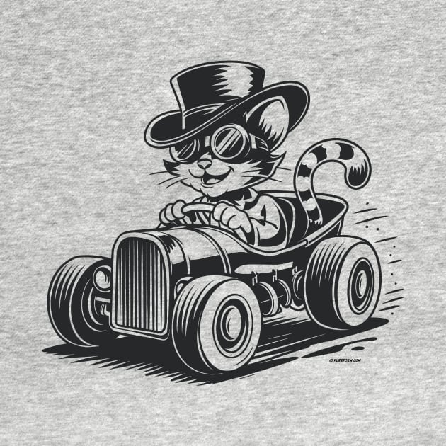 Hot Rod Cat by Purrform